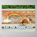 Search for funny dog posters Rainbow