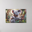 Search for koala canvas prints Watercolor