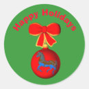 Search for merry christmas words stickers Bow