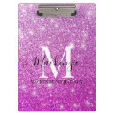 Search for pink glitter clipboards Chic