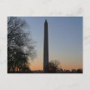 Search for washington monument postcards Sunset