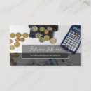 Search for calculator business cards Financial services