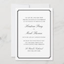 Search for traditional catholic wedding invitations Black and white