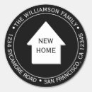 Search for new house stickers Change of address