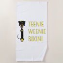 Search for dachshund beach towels Funny