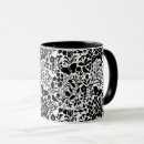 Search for black and white butterfly mugs Floral