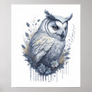 Search for whimsical owl posters Floral