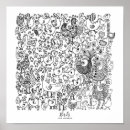 Search for line drawing posters Bird