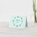 Search for hummingbird thank you cards Blue