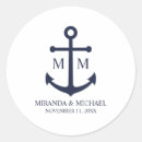 Search for navy anchor wedding stickers Beach