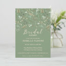 Search for linen bridal shower invitations Floral