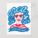 Search for hair postcards Girl power