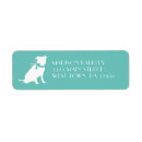 Search for bull dog return address labels Cute