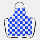 Search for blue pattern aprons Geometric