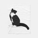 Search for black and white cat blankets Animal