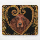 Search for setter mousepads Irish red setter