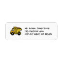 Search for dump truck return address labels Trucks