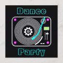 Search for vinyl record birthday invitations Colourful