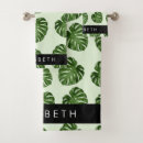 Search for palm leaf bath towels Boho