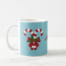 Search for red and white candy canes mugs Green