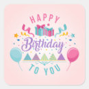 Search for birthday greetings stickers Happy