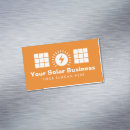 Search for solar panel business business cards Electricity