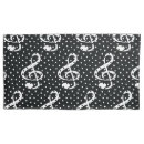 Search for music note pillowcases Black