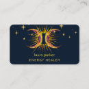 Search for crescent moon business cards Energy healer