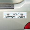 Search for bans bumper stickers I read banned books
