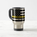 Search for 911 mugs Thin yellow line