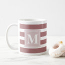 Search for red striped mugs Pattern