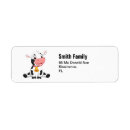 Search for cow birthday return address labels Baby shower