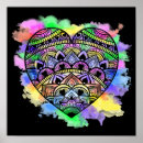 Search for multicolor hearts posters Modern
