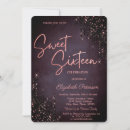 Search for burgundy sweet 16 invitations Silver