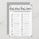 Search for abc baby shower invitations Cute