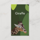 Search for giraffe business cards Safari