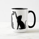 Search for kitty cat mugs Black