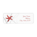 Search for starfish wedding return address labels Tropical