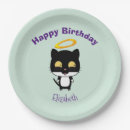 Search for black cat plates Kitten