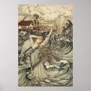 Search for vintage mermaid illustration posters Fantasy