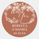 Search for country bridal stickers Terracotta