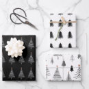 Search for elegant christmas wrap wrapping paper Black and white