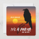 Search for crow halloween invitations Ravens