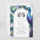 Search for blue peacock 4x6 invitations For her