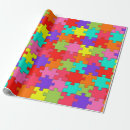 Search for jigsaw puzzle wrapping paper Fun