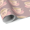 Search for tea cup wrapping paper Vintage