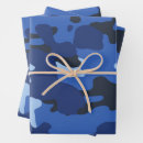 Search for army camouflage wrapping paper Blue