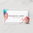 Search for red and gold business cards Watercolor