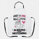 Search for sketches aprons For her