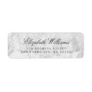 Search for white grey marble return address labels Chic
